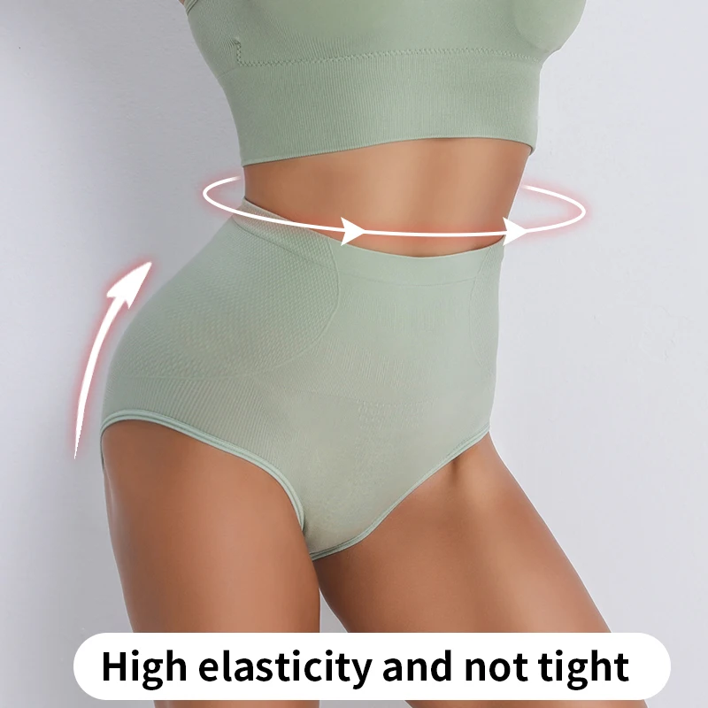 

Women's Seamless Body Shapers Belly Control Underwear Waist Trainer Tummy Control Hip Pants Underwear High Waist Panties M-XL