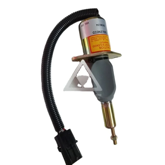 

High quality 24V Stop solenoid 3930234 for Engine shut down Flameout solenoid valve