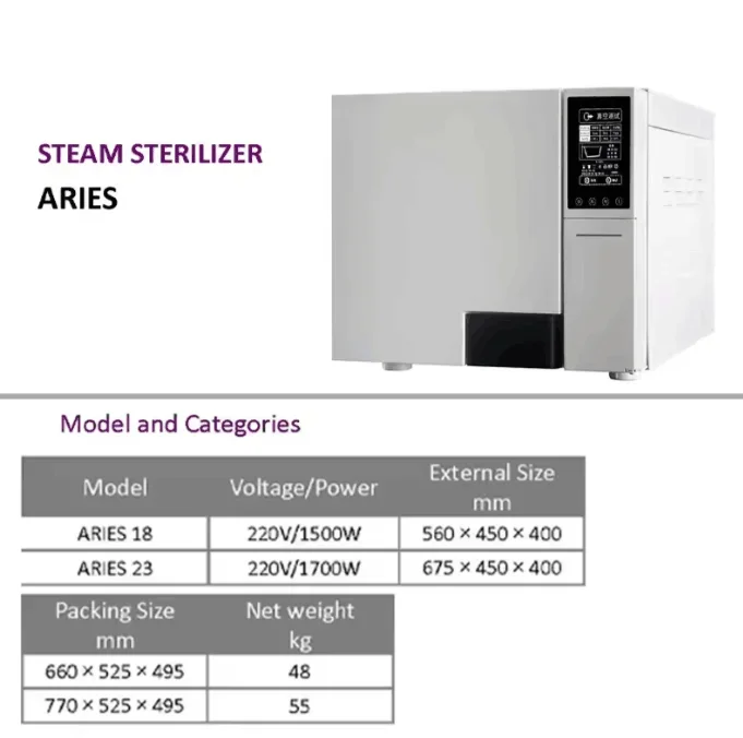 Автоклав Den Tal паровой стерилизатор оборудование класса B/машина для стерилизации
