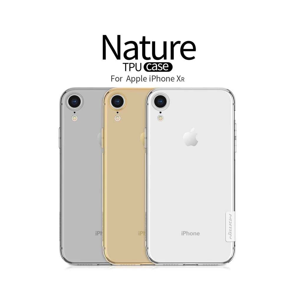 

For iPhone X XS XR XS Max Case Nillkin Nature Transparent Clear Soft Silicon TPU Protector Cover for iPhone XS Max Back Cover