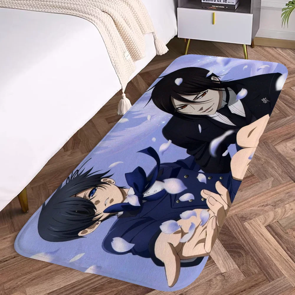 B-черный Замшевый Коврик Для Ванной Противоскользящий Дверной В Современном