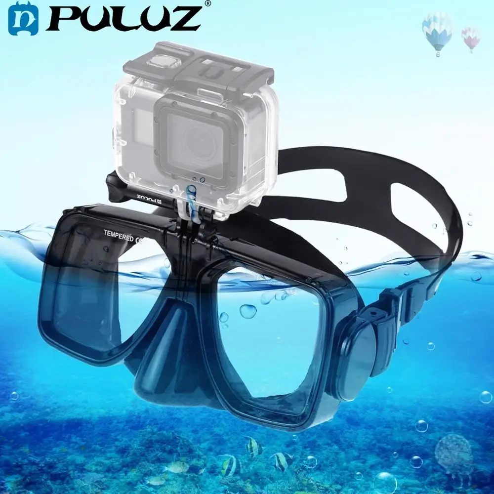 

PULUZ Water Sports Equipment Diving Swimming Glasses for DJI Osmo Action Camera/GoPro HERO7/6/5 Session/Xiaoyi