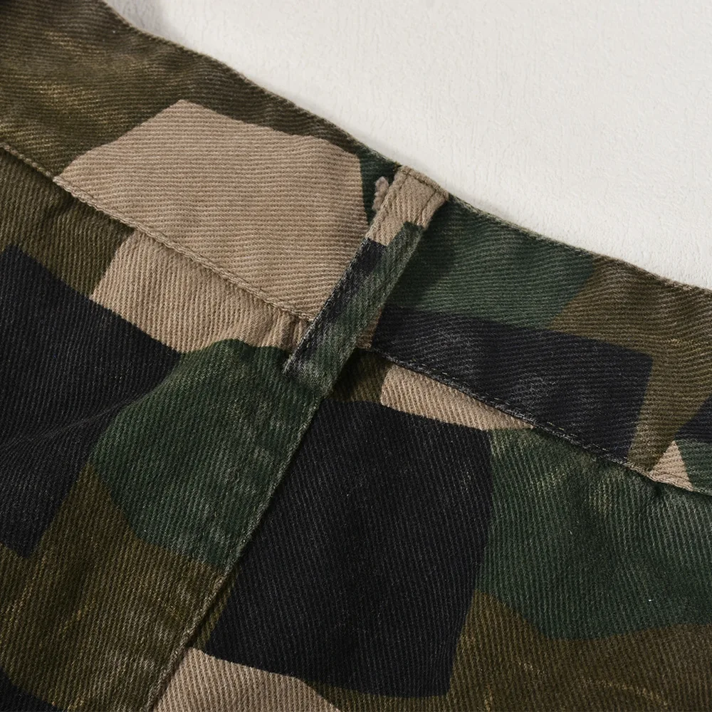 Streetwear Party Night Clubwear Summer Clothes For Women Outfit Casual Women Short Pants Camouflage Cargo Pants