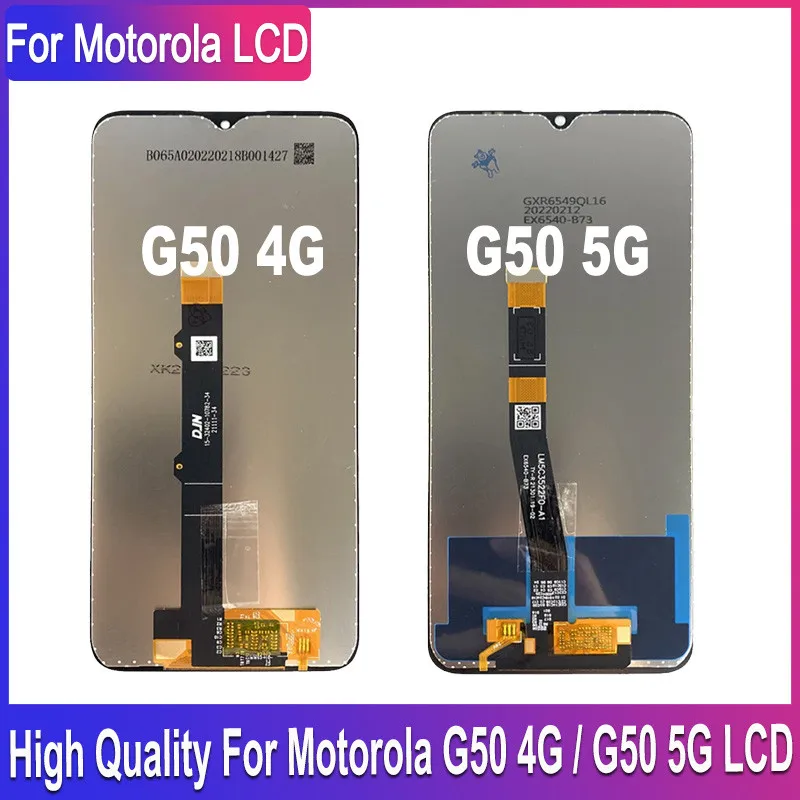 Оригинальный экран для Moto G50 4G LCD XT2137-1 сенсорный дигитайзер в сборе запасные части