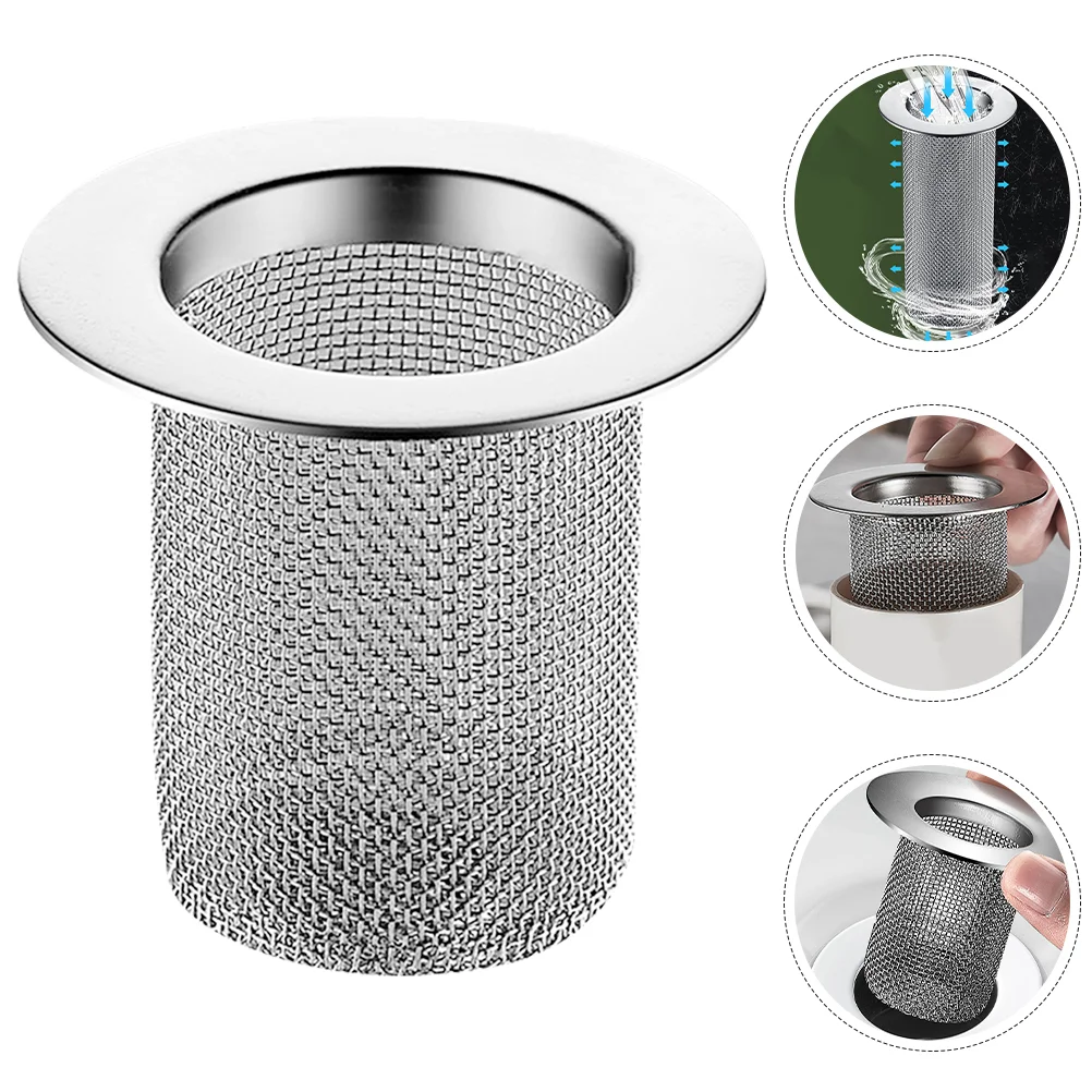 

Kitchen Sink Strainer Stainless Steel Drain Hair Catcher Basin Sink Drain Strainer Sink Mesh Strainer