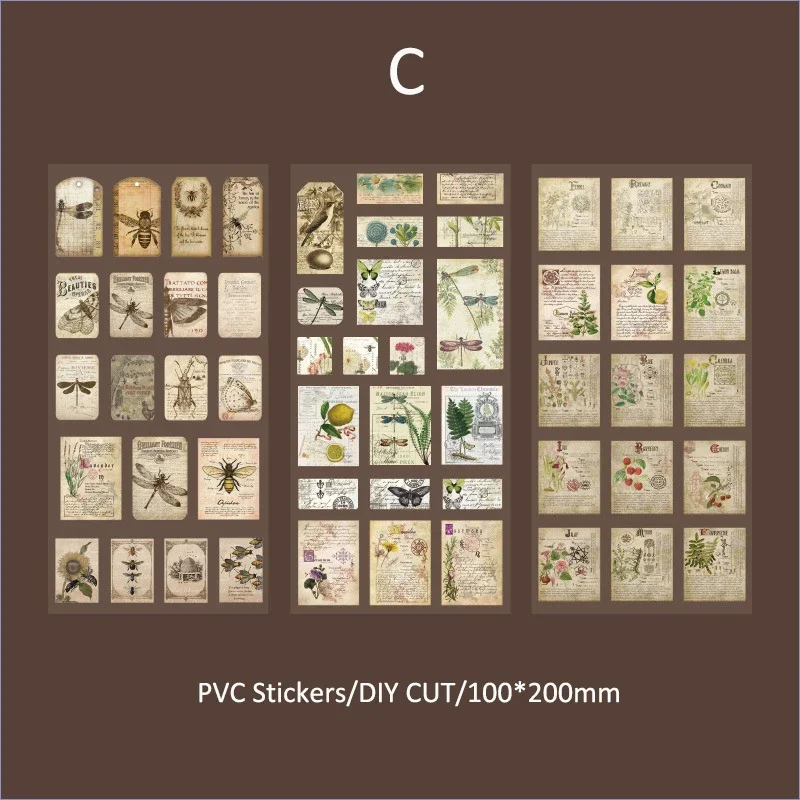 

Винтажные наклейки Journamm для скрапбукинга