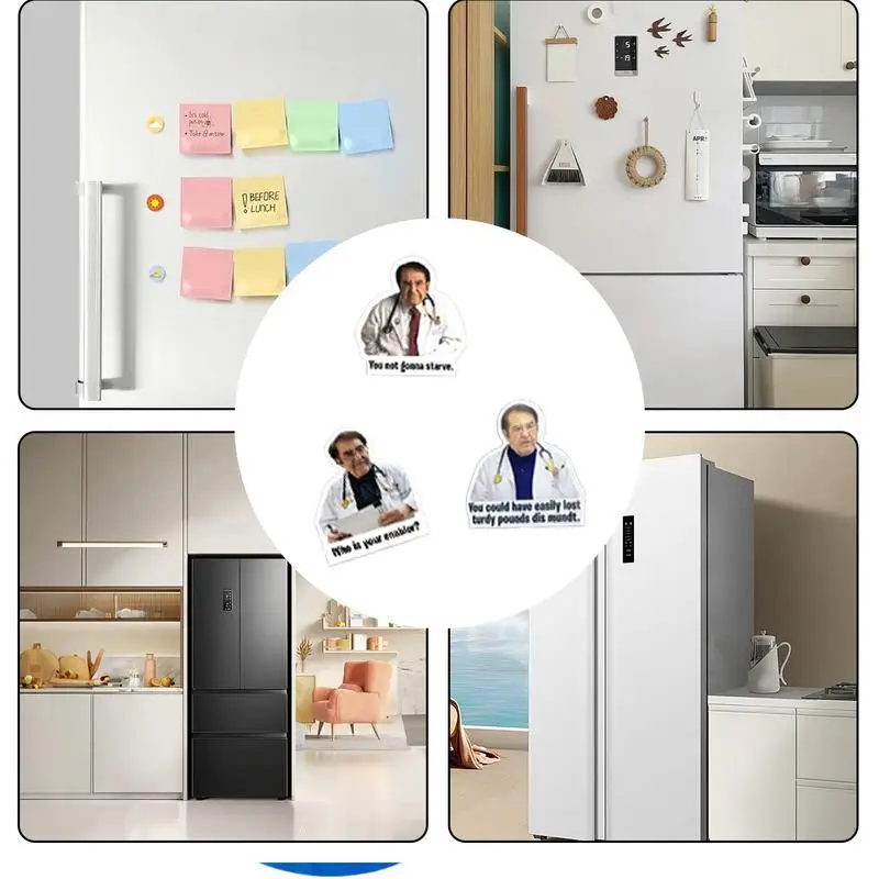 Забавные магниты на холодильник 3 шт. классные для холодильника кухни гаджета