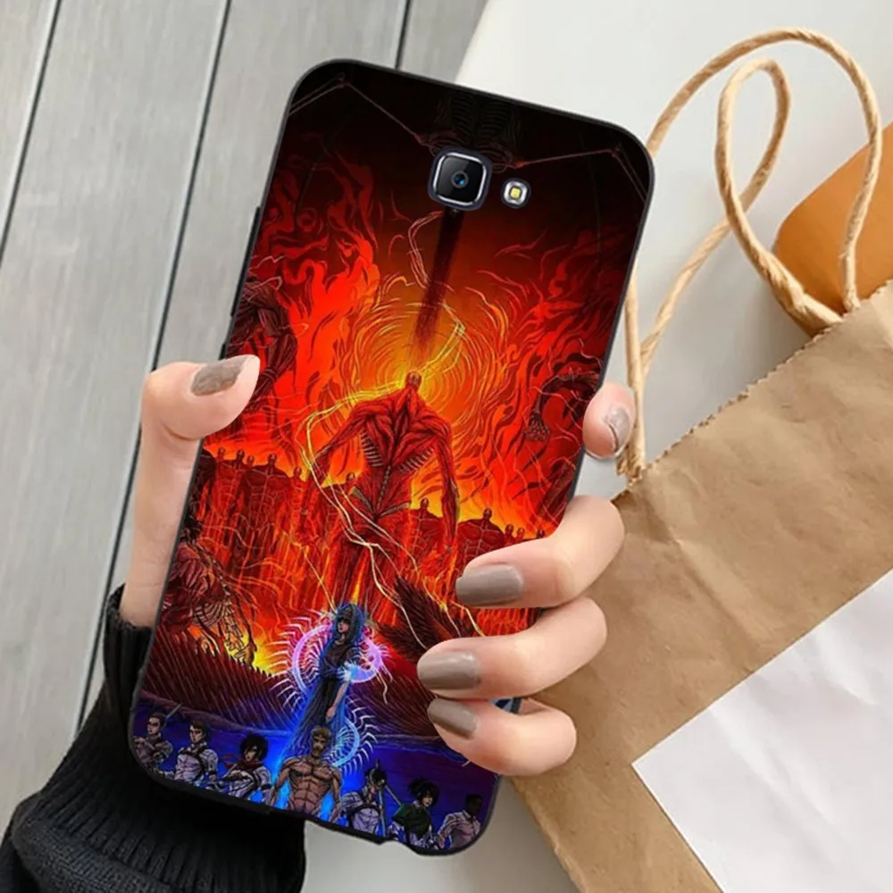 Чехол для телефона с аниме Атака Титанов Samsung J 7 Plus 7core J7 Neo J6 Prime J4 J5 Mobile Cover