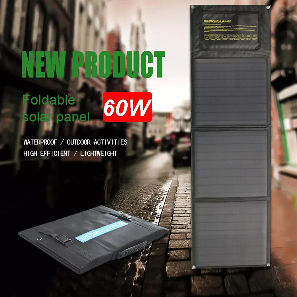 

foldable quick charger solar panels 100w mono portable waterproof solar charger panel for power bank phone