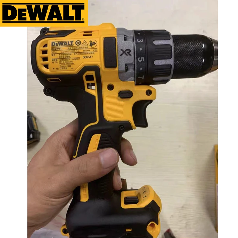 Dewalt DCD791 Беспроводная компактная дрель/привод 18 в электрическая дрель с