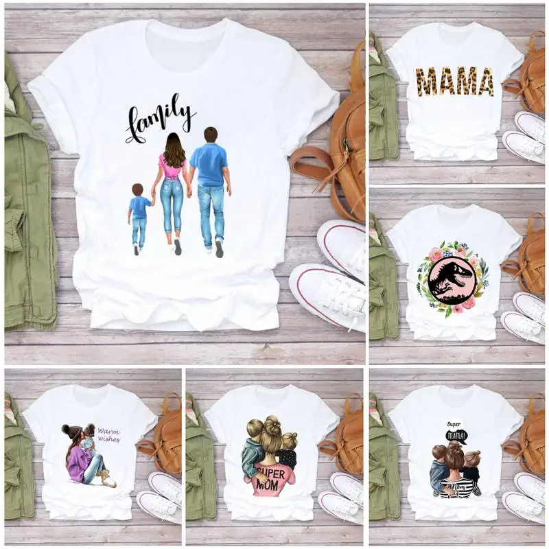 

Футболка с мультипликационным принтом Super Mom Life Momlife Mama Mother, женская летняя одежда, повседневная футболка для женщин и мужчин, уличная одежда ...