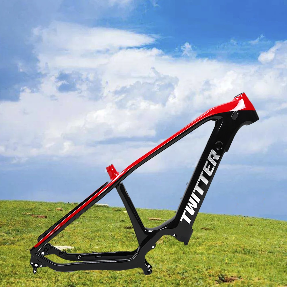 Купи Carbon ebike frame 27.5 29 CYC-E600pro mountain bike frame parts cycle bicycle full suspension carbon electric mountain bikes за 51,480 рублей в магазине AliExpress