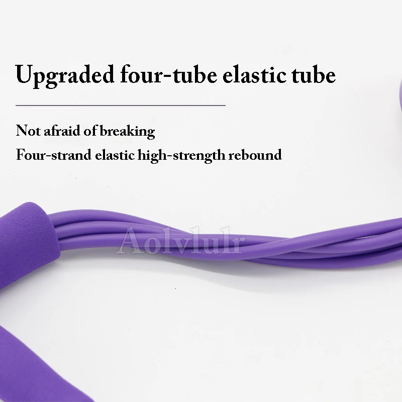 

Фитнес-резинка, 4 трубки, Эспандеры, латексный Педальный Тренажер, сидячий эспандер, эластичная лента, оборудование для йоги, пилатеса, трени...