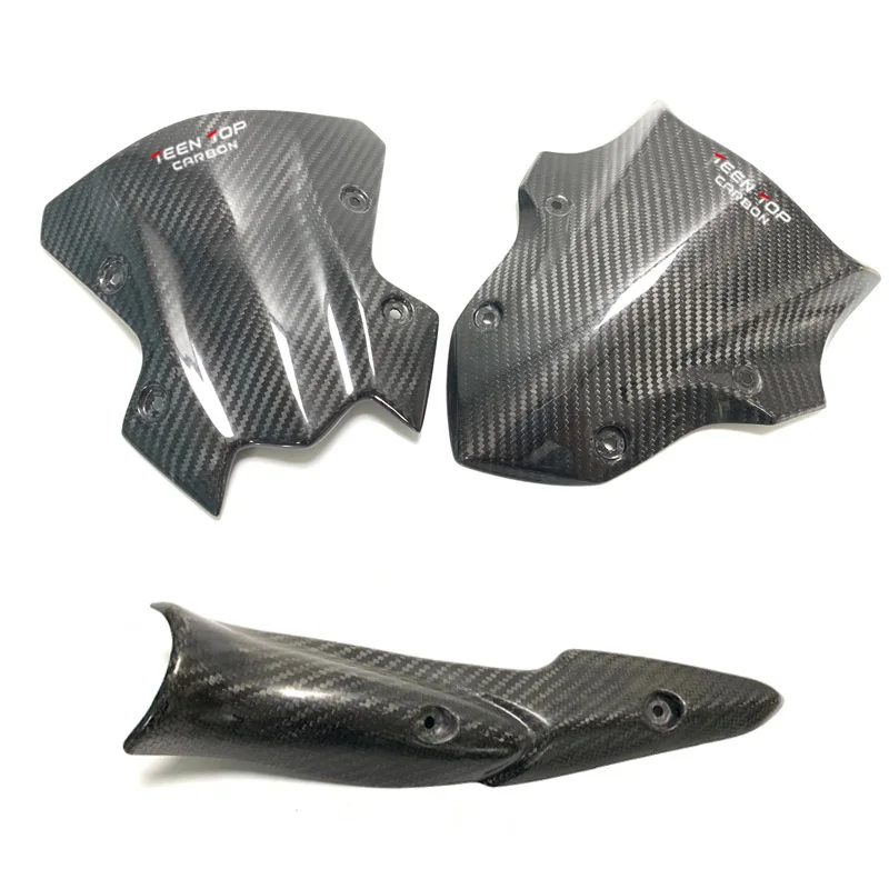

For 2020 2021 2022 Kawasaki Z900 motorcycle parts carbon fiber superbike accessories Z900 windshield carbon fiber windscreem