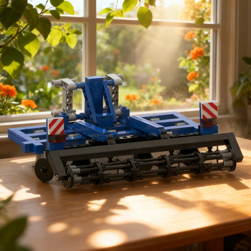 Фото Набор для сборки MOC Rabe Blue Bird 3 Cultivator 42054 Claas, 295 деталей, креативный конструктор, коллекционная игрушка, подарок для фанатов №1