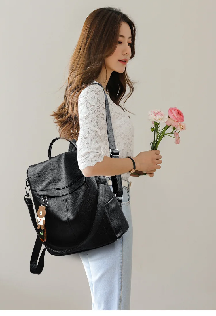 Водонепроницаемый женский многофункциональный противоугонный рюкзак из