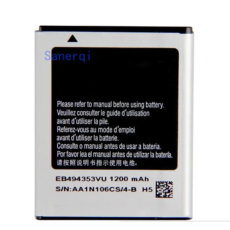 EB 494353 Аккумулятор VU для SAMSUNG Wave533/575 2 Pro S5330 GT-S5570 i559 S5570 S5232 C6712 S5750 GT-S5280 ВА НОВЫЙ