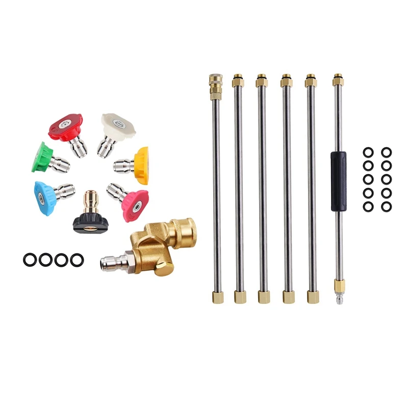 2 комплекта аксессуаров: 1 комплект универсальных палочек для мойки высокого