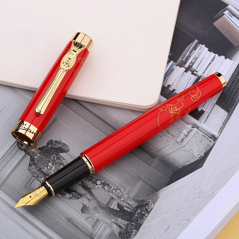 Перьевая ручка Picasso 933 с красным иридиевым наконечником 0 5 мм