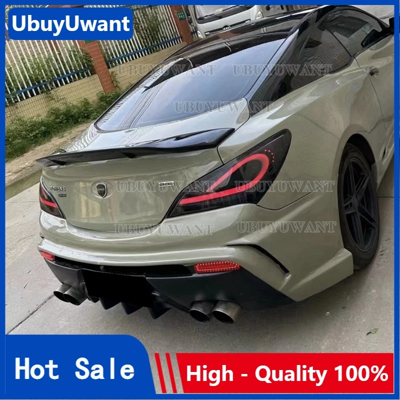 

For Hyundai Genesis Coupe Spoiler 2009 2010 2011 2012 2013 Year Glossy Carbon Fiber/FRP Rear Wing R Style Spoiler Accessories
