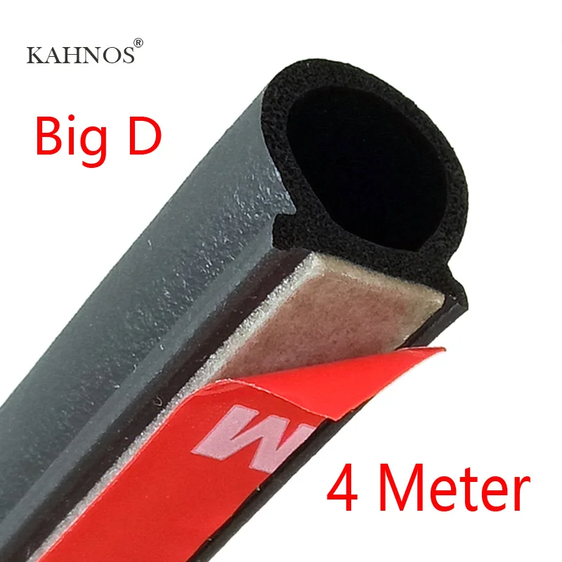 

Большой D резиновое уплотнение Автомобильная наклейка Подлинная клейкая дверь автомобиля резиновая изоляция автомобиля клейкое уплотнение двери автомобиля аксессуары для автомобиля