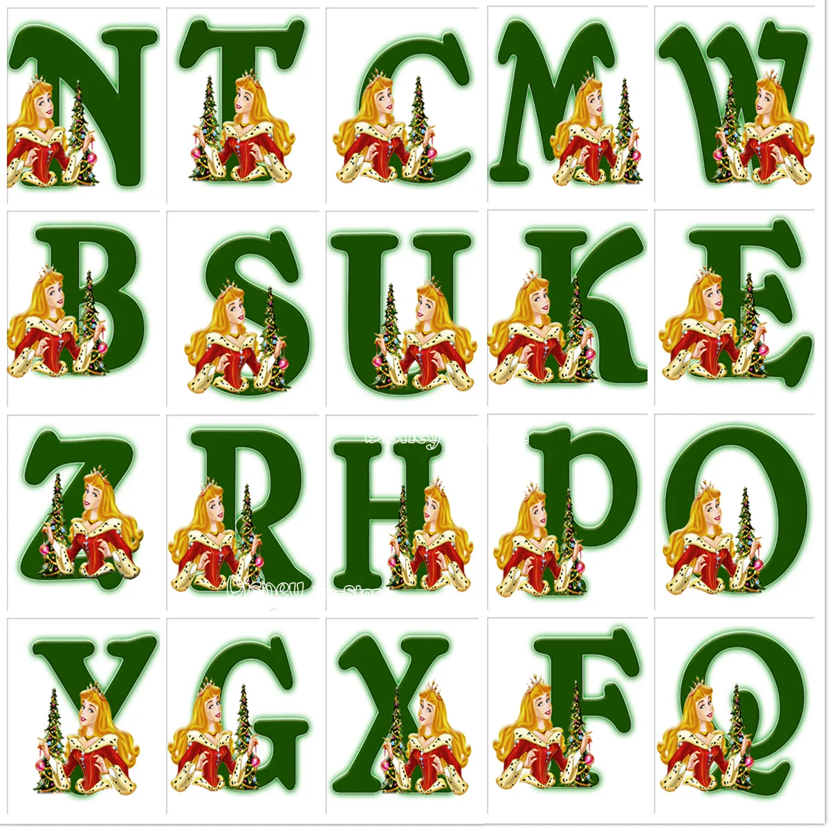 

Diy Personalized Disney Sleeping Beauty Character Name Art English Letters Diamond Painting Aurora Princess Kit Diamond Embroid