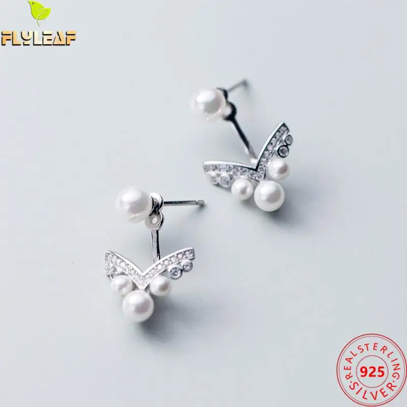 

Женские серьги-подвески из серебра 925 пробы, с жемчугом