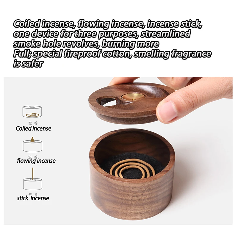 Porcelain Tea Maker Infuser Set Portable Teapot Chinese Gongfu with Sandalwood Incense Burner for Office Home Travel Gift |