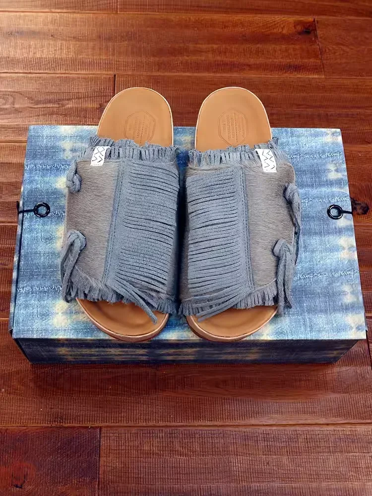 Женская замшевая обувь с кисточками VISVIM 23ss