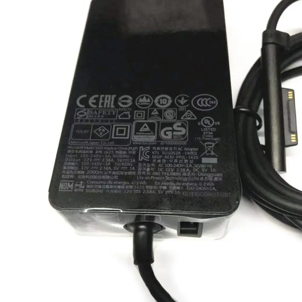 

Off 12V 2.58A 36W Power Adapter Cable Charger for Microsoft Surface Pro3/4 1769 1625