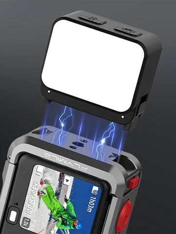 Магнитное заполняющее освещение для фотосъемки, освещение для селфи для DJI Osmo Nano Action 6, аксессуары для клетки для камеры