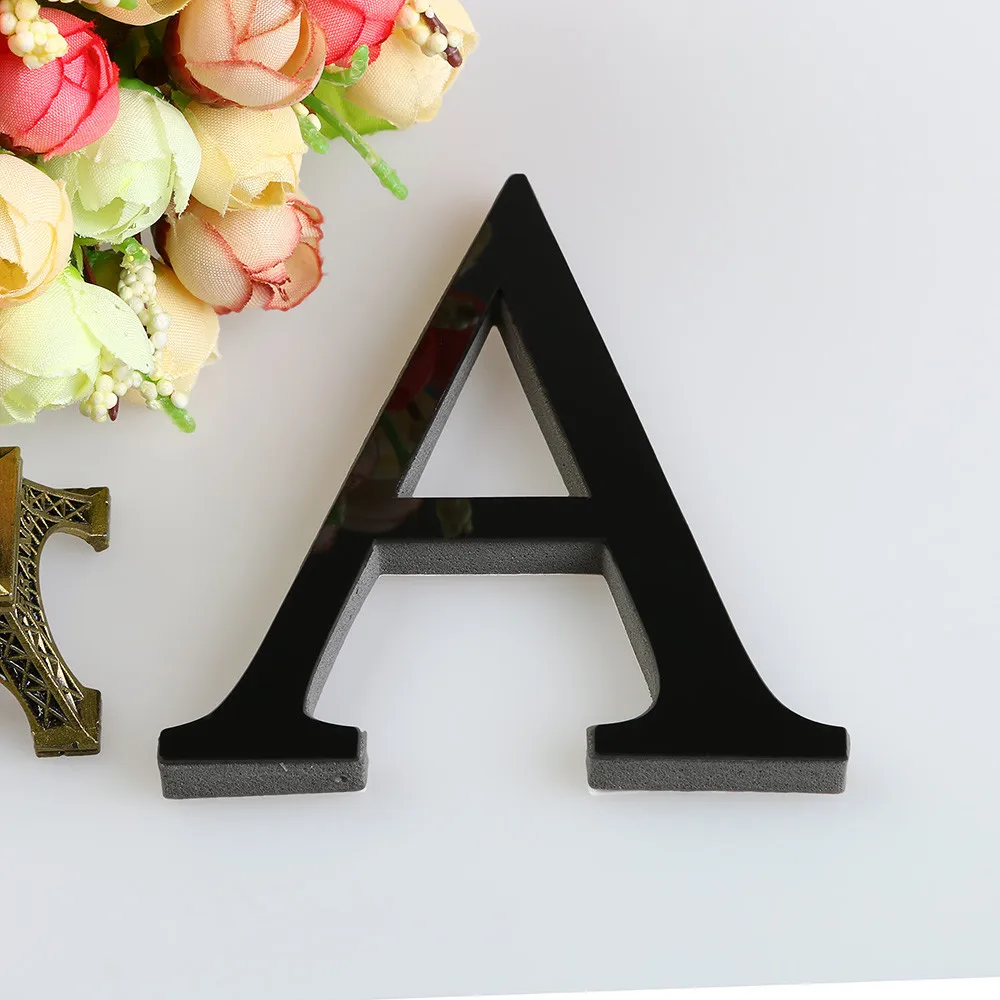 

Настенные буквы из акрила Gold/Black/Silver 20см