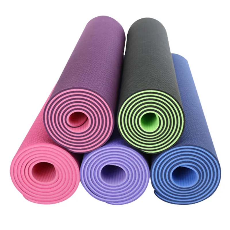 

2022tpe yoga mat non-slip single and double-layer yoga fitness non-slip household non-odor mat