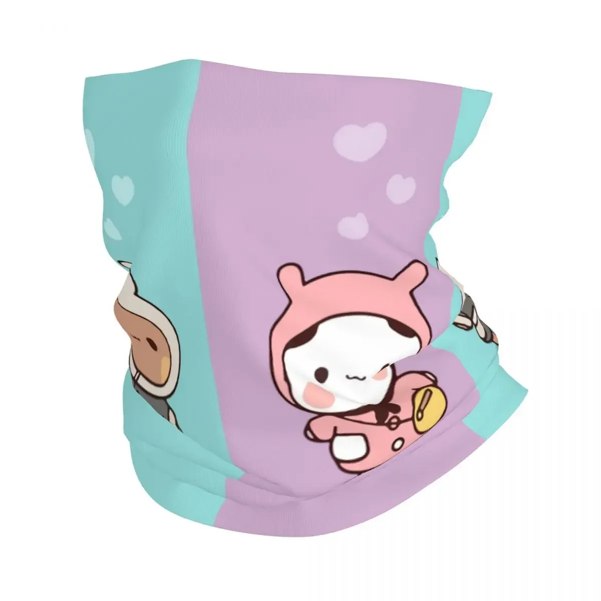 Dudu Bubu Mochi персиковая забавная бандана зимняя Шейная теплая Мужская ветрозащитная