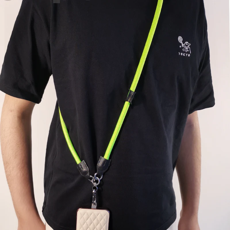

Universal Phone Lanyard Crossbody Climbing Rope Strap Card Fixed Mobile Phone Shell Anti-lost Lanyard Strap Phone Safety Tether