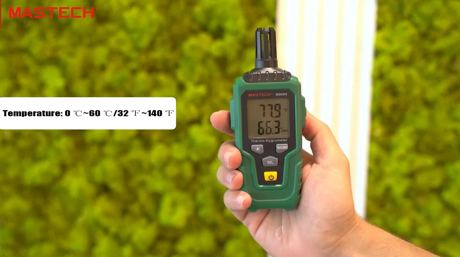 Цифровой измеритель температуры и влажности Mastech MS6509