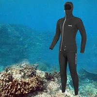 3mm scuba neoprene wetsuit with hooded adults front zipper underwater hunting diving suit snorkeling kayaking triathlon swimsuit