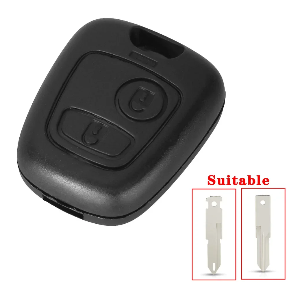 

Сменный Чехол KEYYOU для Peugeot 106, 107, 206, 207, 306, 307, 406, с 2 кнопками, NE73 / VA2/HU83, чехол для пульта дистанционного управления автомобилем