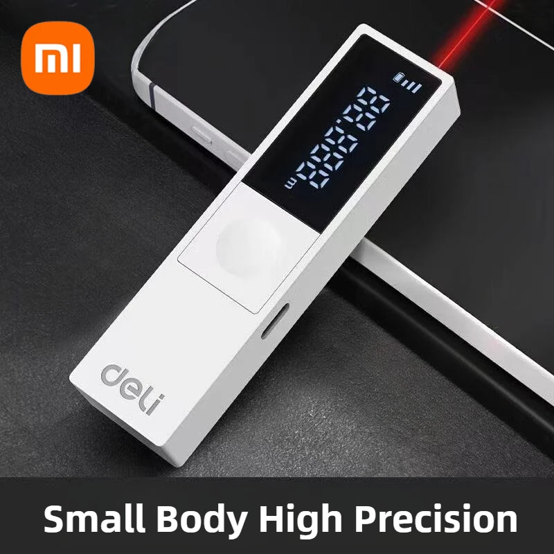 Лазерный дальномер Xiaomi DELI 40 м высокоточный лазерный ручной умный