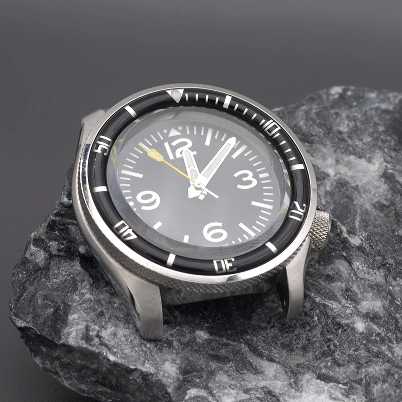 Дешево Мужские водонепроницаемые часы из нержавеющей стали с сапфировым стеклом, 200 м