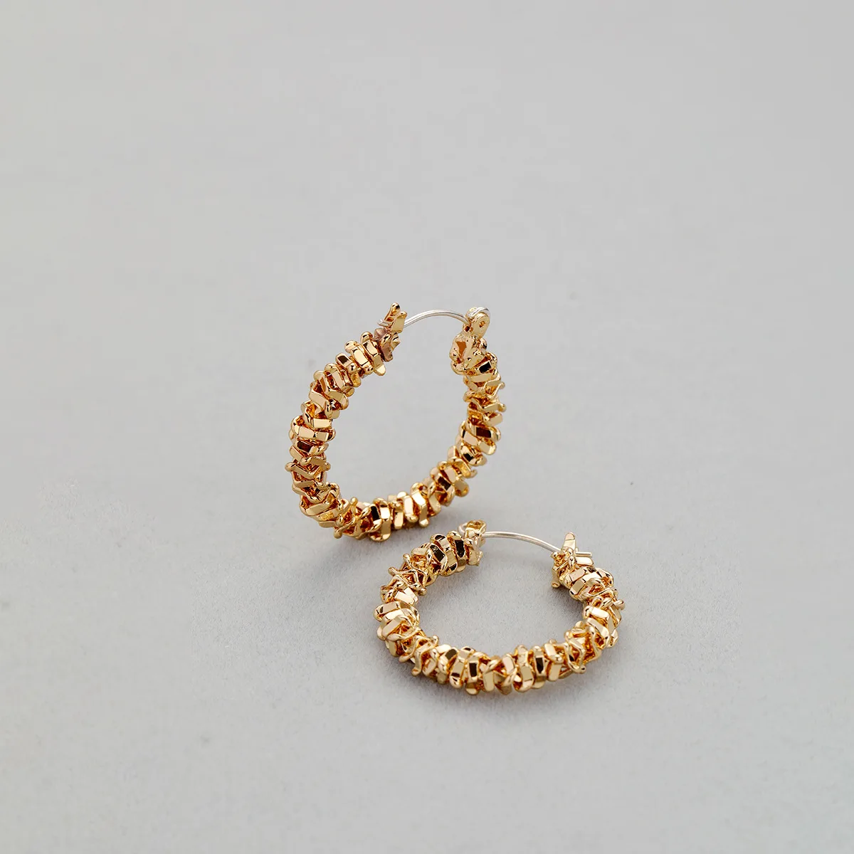 

New 2022 Original Design High Protection Color Plating 18K Gold C-shaped S925 Silver Needle Ear Stud