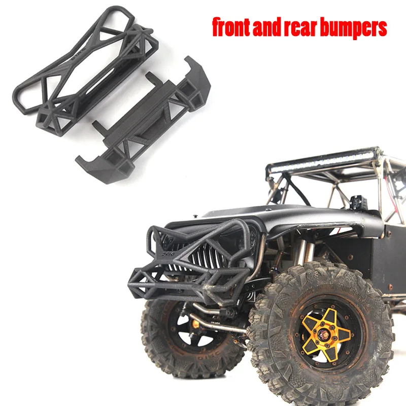 

Front and Rear Bumper Modification and Upgrade Parts for 1/10 RC Crawler Car Traxxas TRX4 Defender Bronco AXIAL SCX10 RC4WD D90