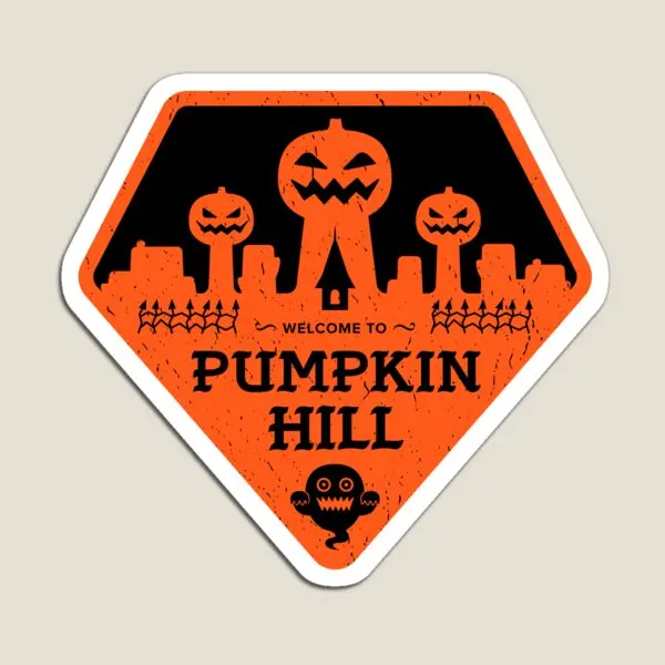 

Welcome To Pumpkin Hill Magnet Home Funny for Fridge Organizer Refrigerator Baby Toy Kids Stickers Decor Cute Magnetic