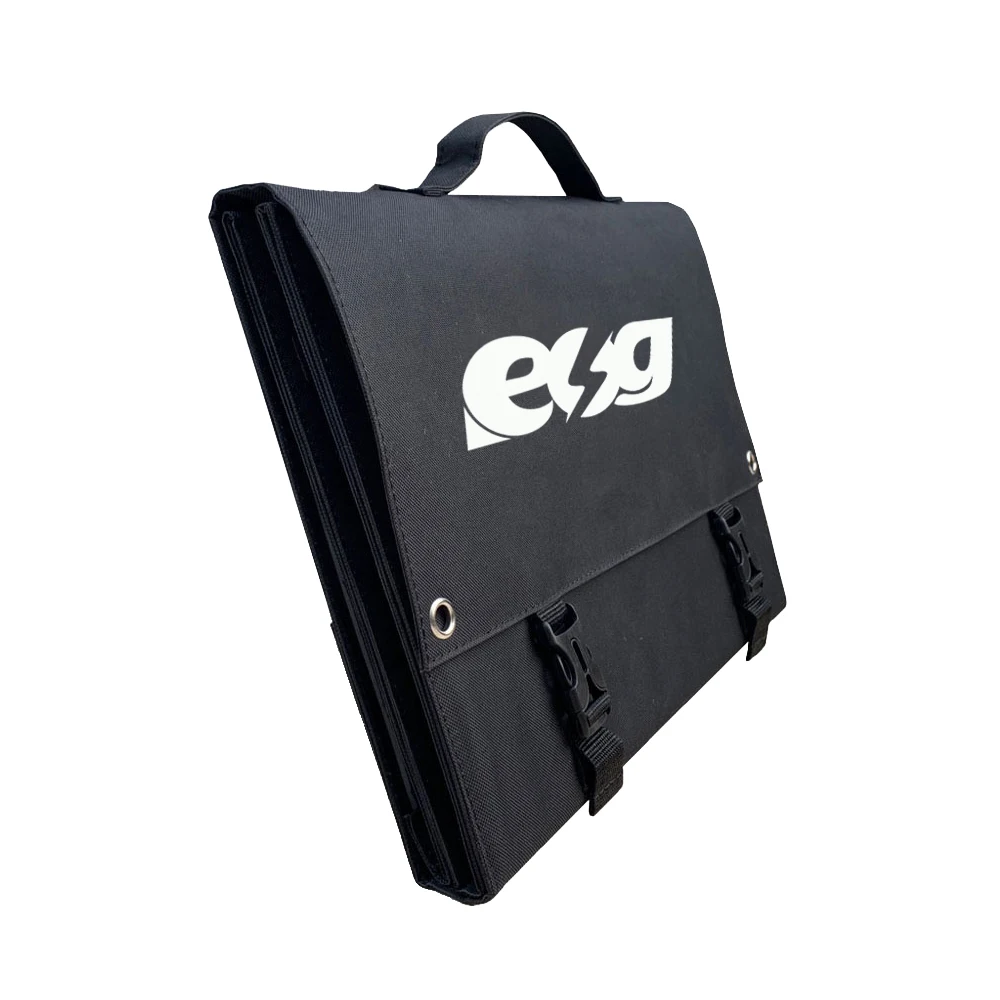 Новинка 2023 года зарядное устройство ESG на солнечной батарее 40 Вт 60 80 100 2 складных