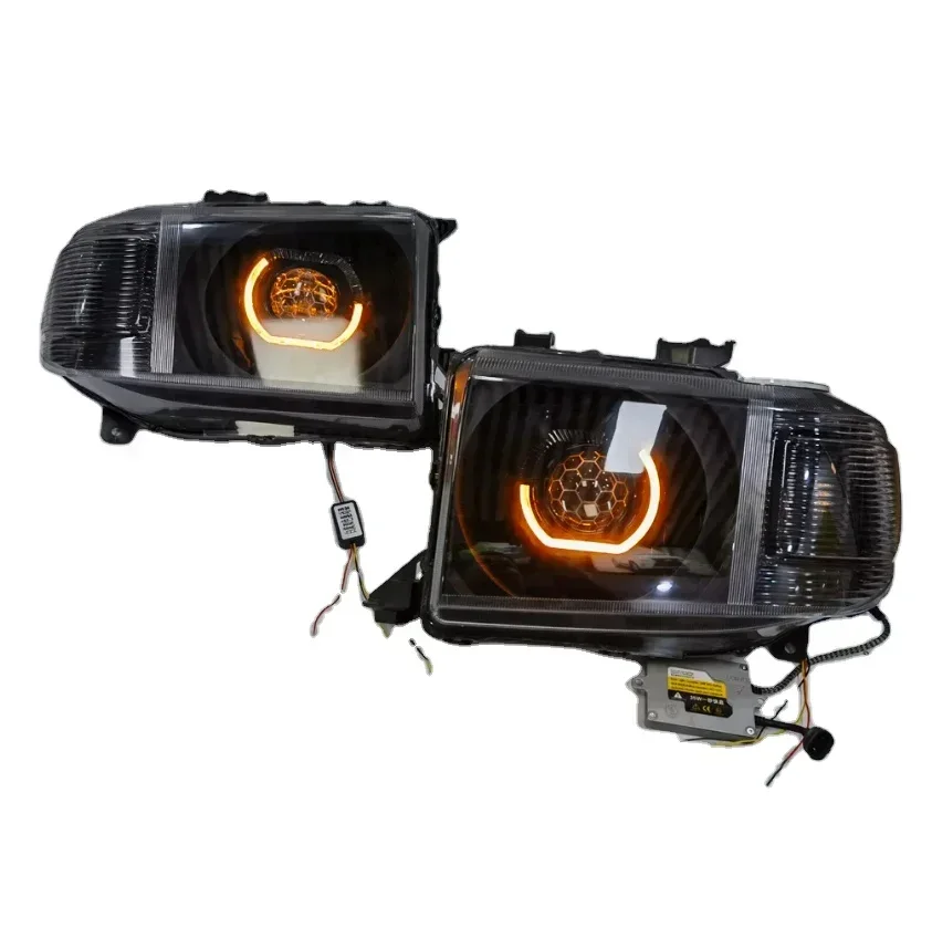 Светодиодная красочная передняя фара для Toyota Landcruiser 75 70 76 79 обновление