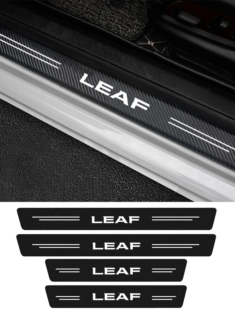 

Car Threshold trunk Stickers Protector Cover Auto Accessories For Nissan Leaf