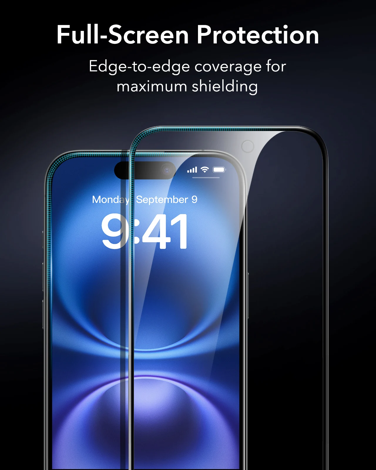 Защитное стекло ESR Armorite Privacy 9H+ (3 шт.) для iPhone 16 Plus, 15 Plus, 14 Pro (art.: 3920daec9be92) - 3920daec9be92