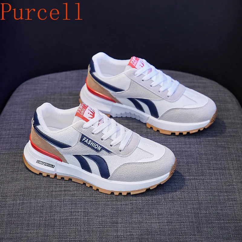 2023 new men's and women's sports shoes couples fashionable and versatile flat bottom walking shoes