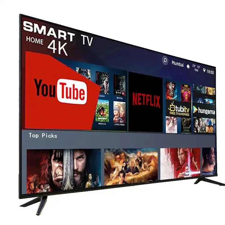 

China Factory LED LCD TV 55 inch smart 4k TV