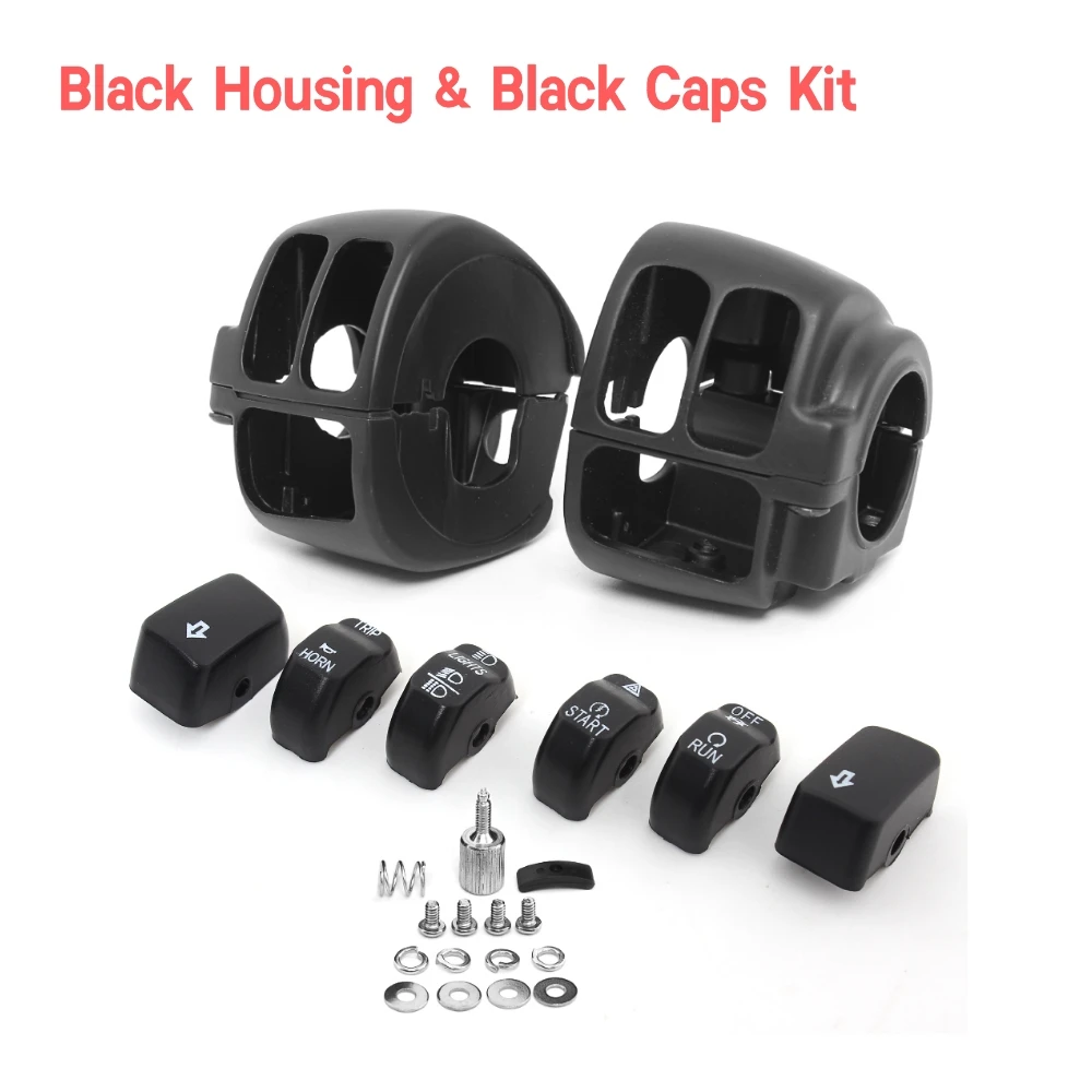 

Корпус мотоциклетного выключателя, крышка переключателя ручного управления для Harley Sportster XL 883 1200 Dyna Softail breaker FXSB Fat Boy